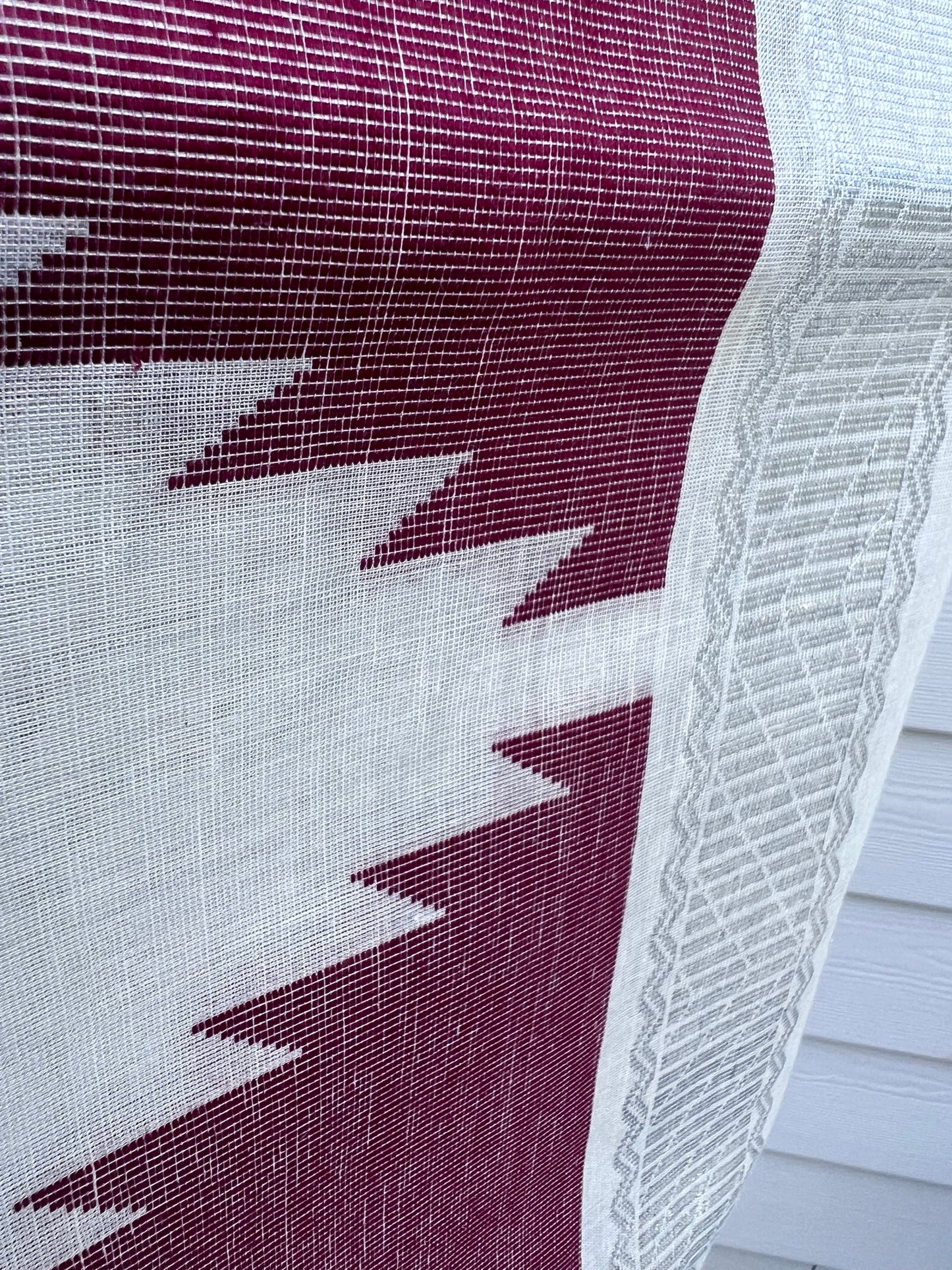 Kerala Kasavu Saree -Maroon and Silver